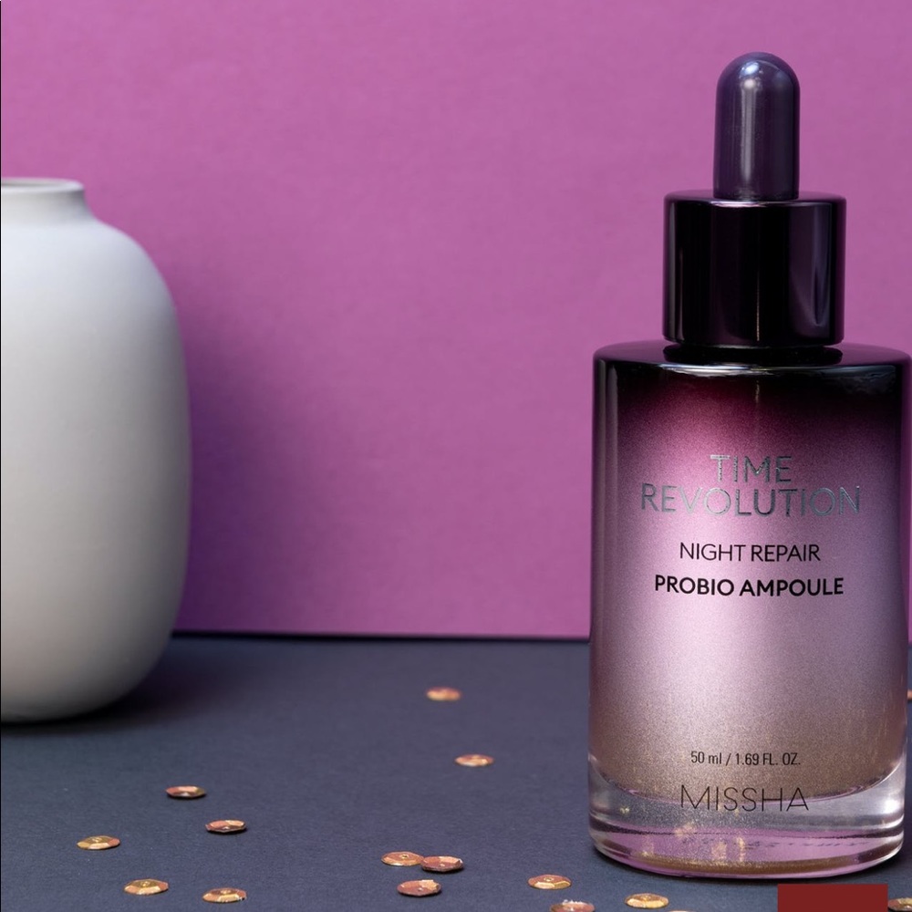 MISSHA Time Revolution Night Repair Probio Ampoule Korean skincare